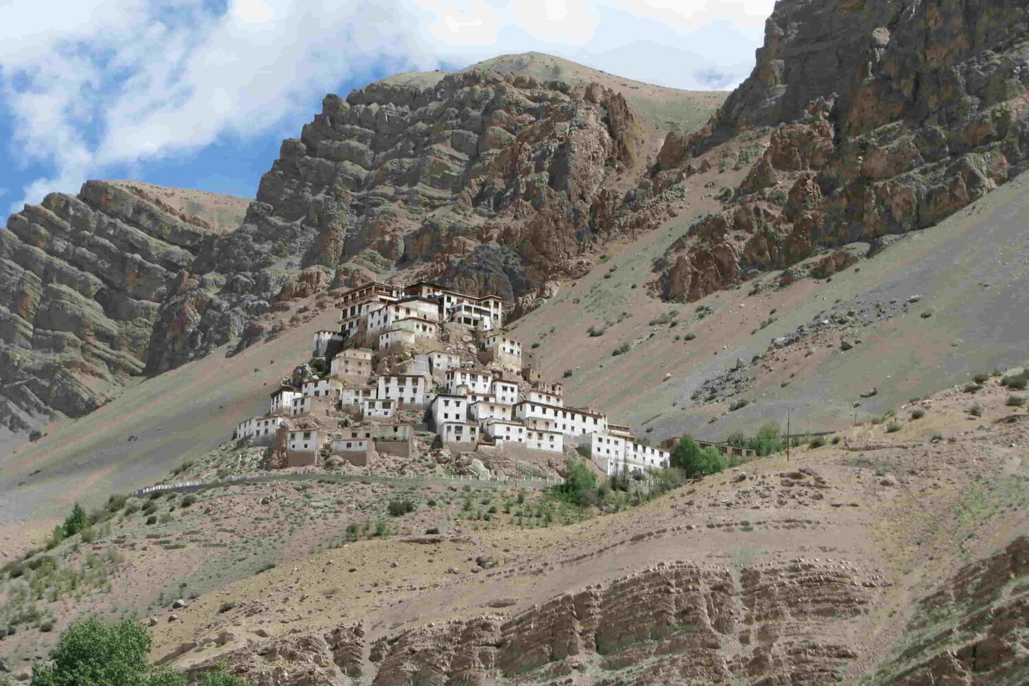 Ki Monastery Spiti Valley during Royal Enfield Motorcycle Tour with Into Wild Himalaya