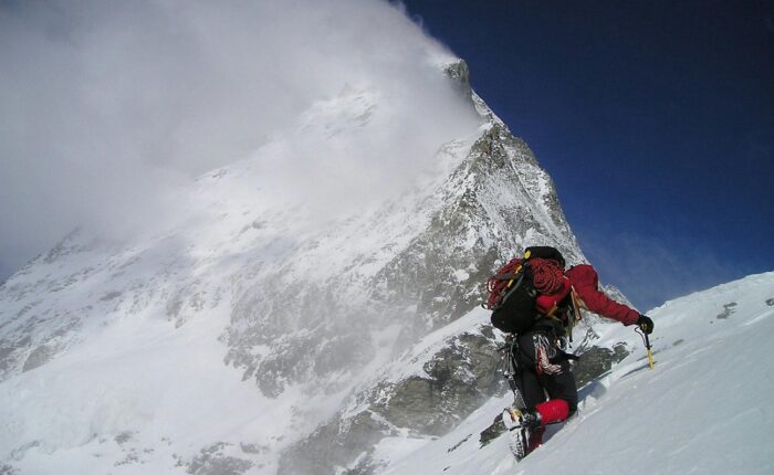 Ice climbing