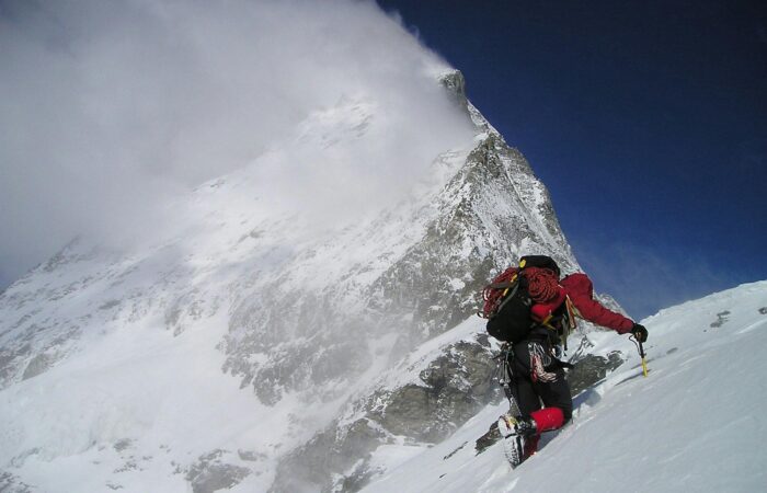 Ice climbing