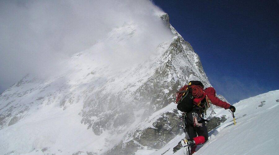 Ice climbing